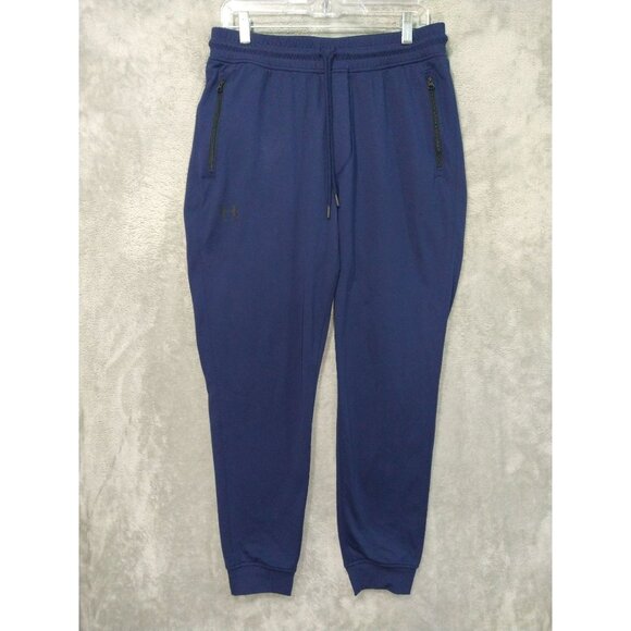 Under Armour Pants Mens Large Blue Loose Sportstyle Joggers Tapered Leg - Picture 1 of 10